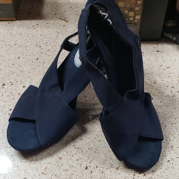 A2 BY AEROSOLES BLUE ROTMAIL FABRIC SANDALS SZ 9 - Picture 4 of 9